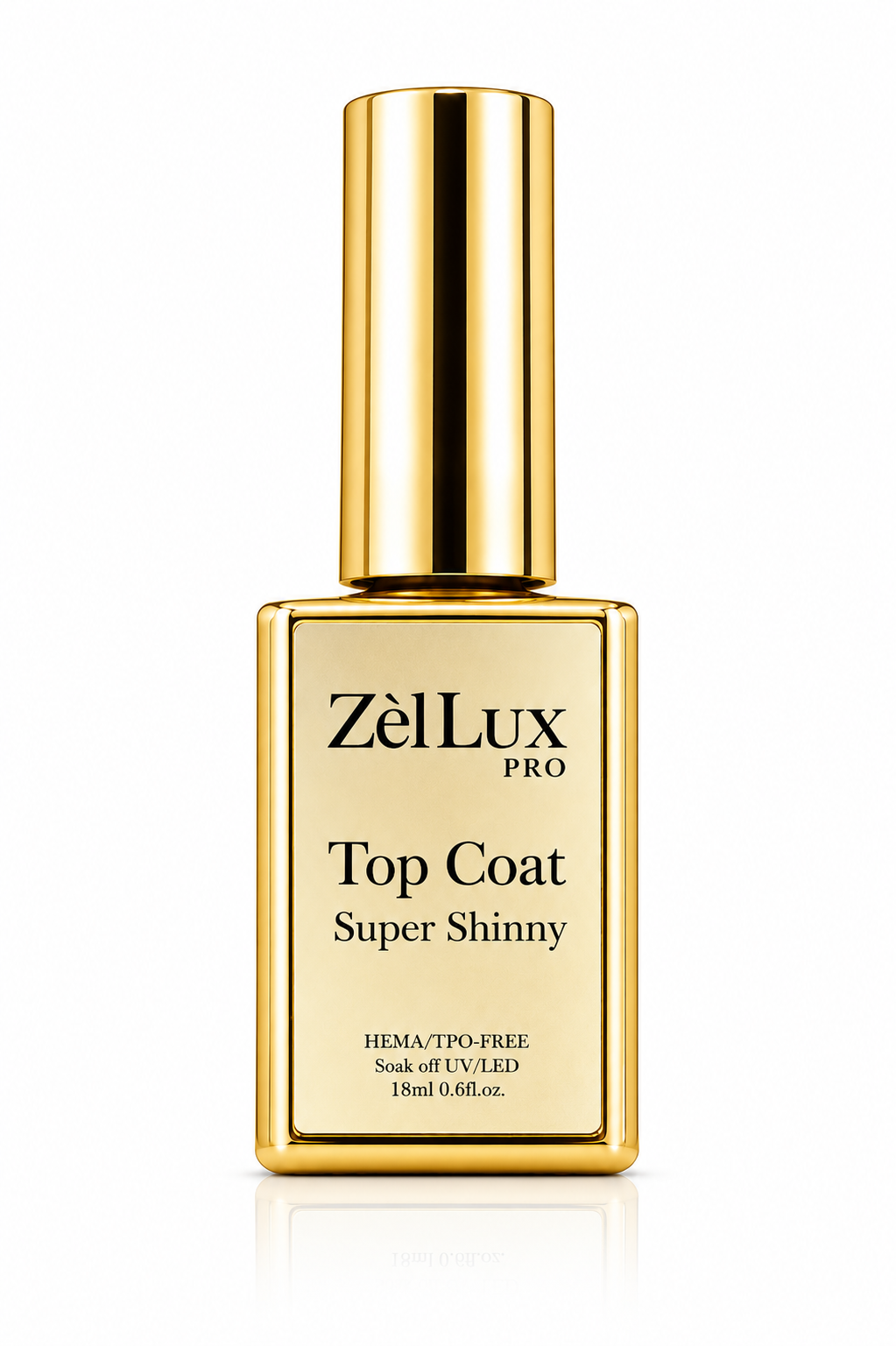 ZèlLux Pro Super Shiny Top Coat Hema Free